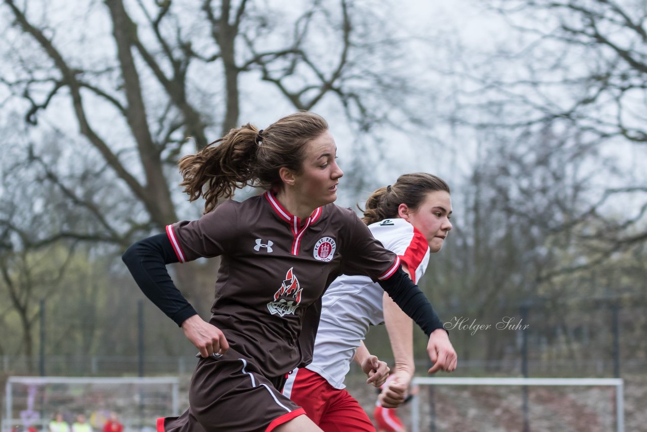 Bild 207 - B-Juniorinnen Walddoerfer - St.Pauli : Ergebnis: 4:1